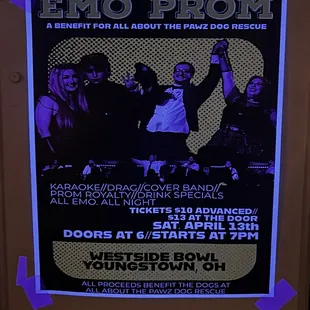 Emo Prom Event Flyer