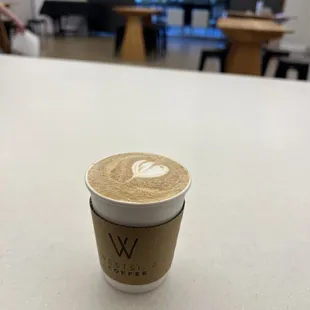 A traditional flat white