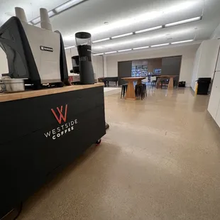 Westside Coffee operates as a kiosk for the optimization of our community space!