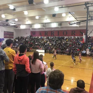 High School basketball game