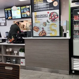 Front counter