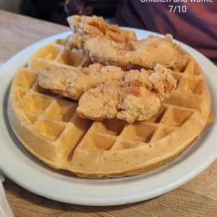 Chicken and waffle