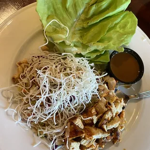 Thai Chicken Lettuce Wraps