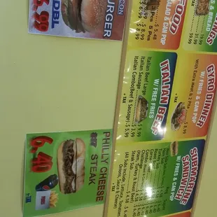 menus