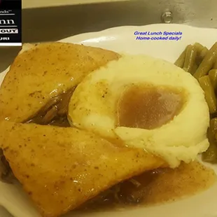A different home-cooked lunch special daily.