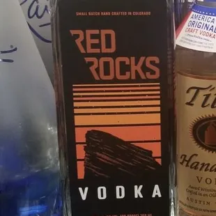 They now have the new Red Rocks Vodka!  Awesome.