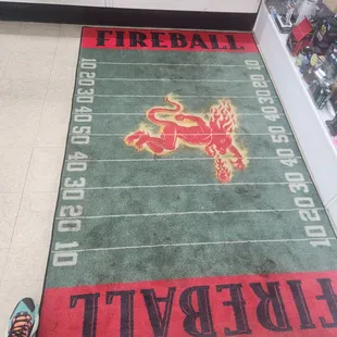 Fireball rug