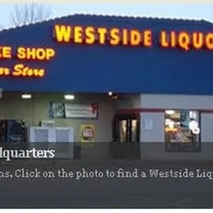 the front of the store