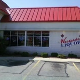 the front of the building