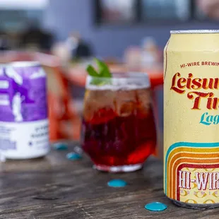 a can of leisure time lager