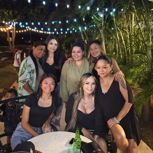 Open area right next to pavilion. Lighting is so pretty!