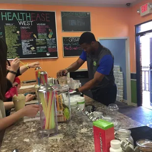 Getting my shake on!