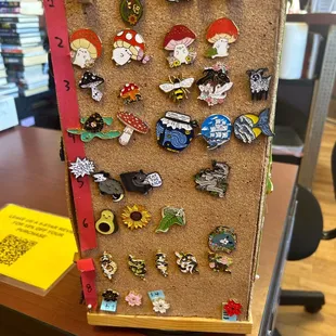 They have the CUTEST pins ever and the store is very clean and welcoming :) I love coming here!