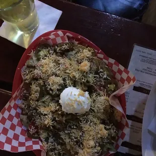 Nachos with chicken