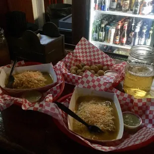 Great atmosphere! Can&apos;t go wrong with an order of rolled tacos, fried mushrooms or wings!