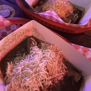 Tavern Rolled Tacos - Beef Red Chile &amp; Chicken Green Chile