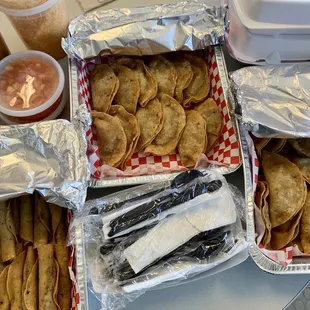 Westside Taco and Rolled Taco Family packs