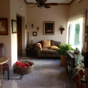 Peaceful place to curl up in a big comfy chair with a great book!