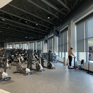 Workout machine area