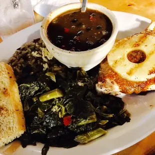 Yes, jerk chicken at a pub.