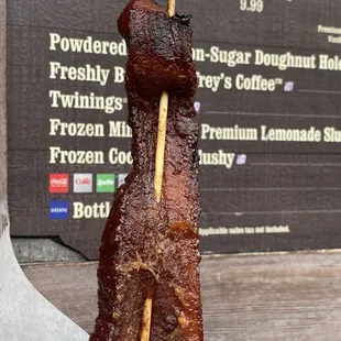 Candied Bacon Skewer