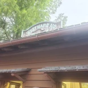 the front of the restaurant