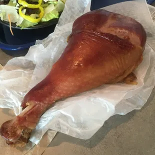 Smoked Turkey Leg $9.85+tax