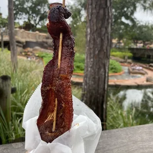 Candied Bacon Skewer