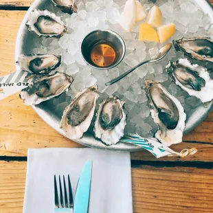 Best oysters with a view.