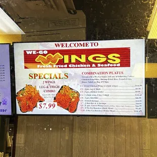 Wings Specials
