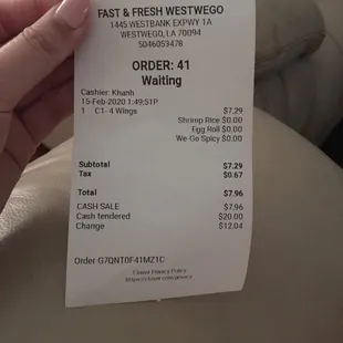$8 for a good amount of food!