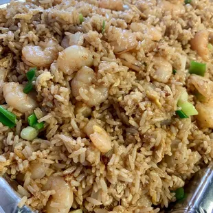 Shrimp fried rice