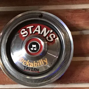 a close up of a sign