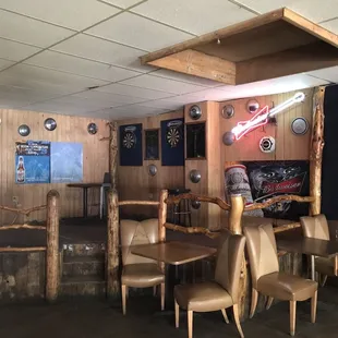 the interior of the restaurant