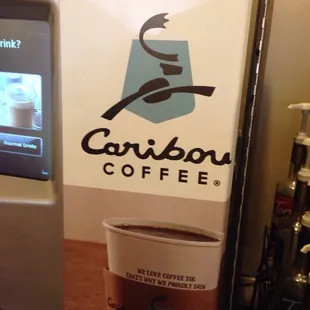 Now serving Caribou coffee!!