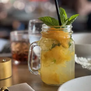 Peach cocktail