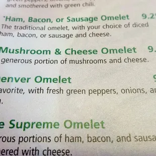 When in Denver eat what Denverites eat,  Denver Omelet!