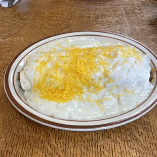 Country breakfast burrito. The best I&apos;ve ever had!