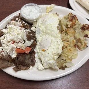 Gyros and Eggs
