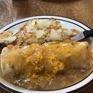 Steak breakfast Burrito... Delicious!!