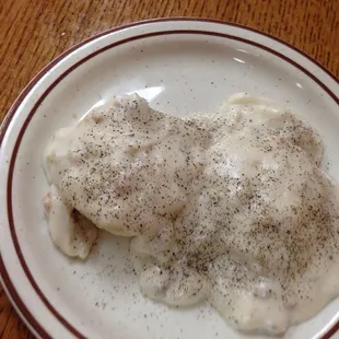 Side of biscuit and gravy 7/19/14