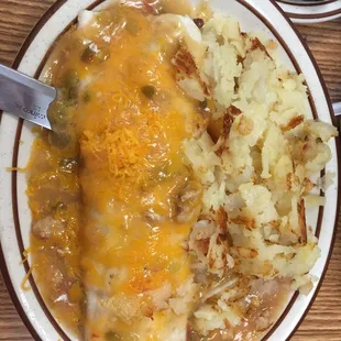 Steak Burrito Plate