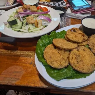 Fried green tomatoes