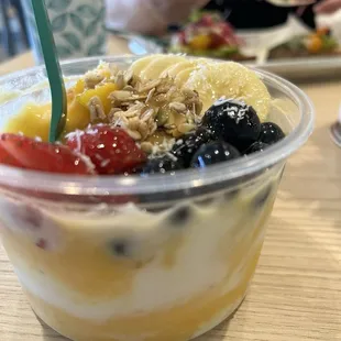 Tropical bowl with turmeric