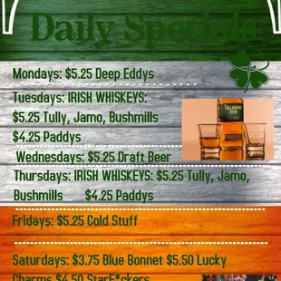 Daily Specials