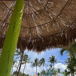 Relaxing under the shade enjoying the cool breeze and lazy day at Wet n' Wild