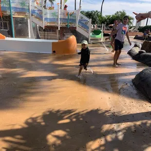 Son son having a blast.