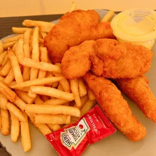 Chicken fingers.