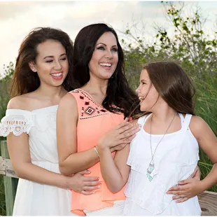 Mother Daughters Laughing