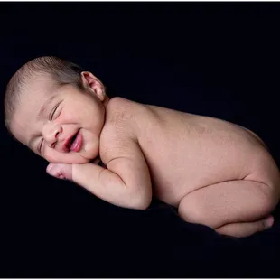 Newborn Smiling